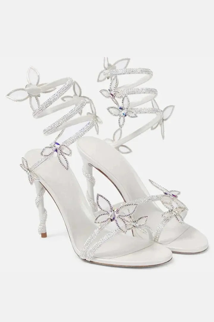 Ariana | Women’s Butterfly Strap High Heel Sandals