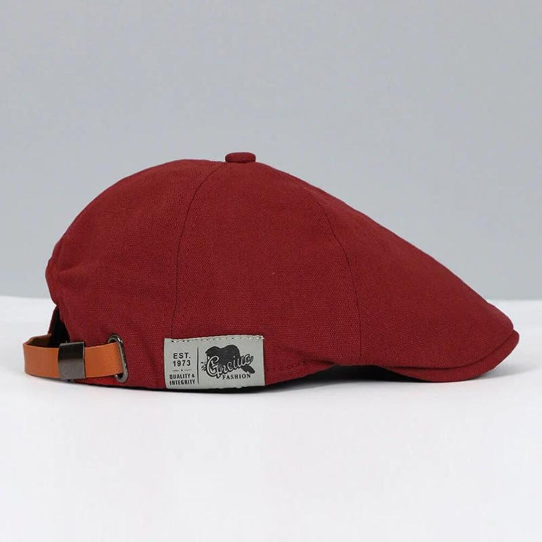 Velmora | Men’s Flat Cap with Adjustable Strap