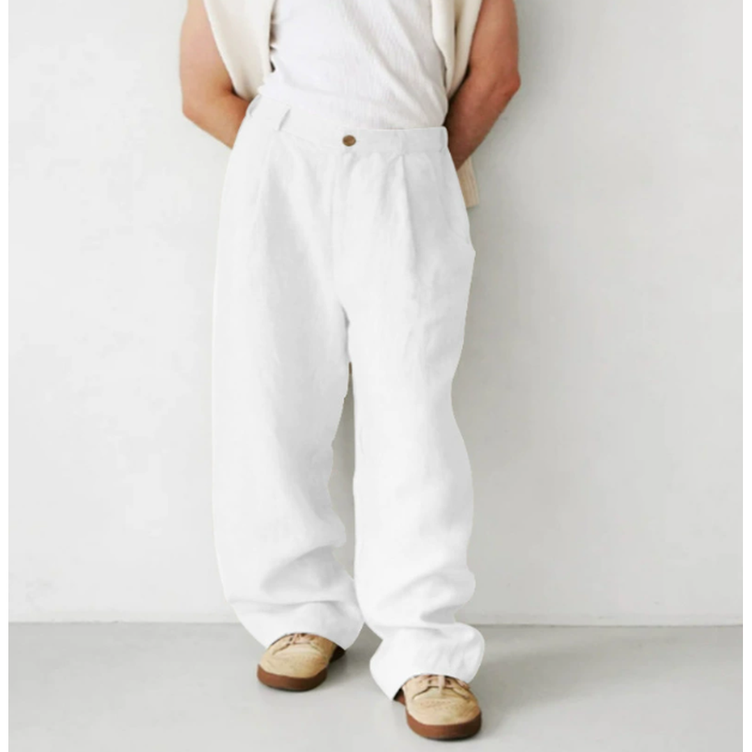 Thomas | Men’s Cotton Trousers with Relaxed Fit