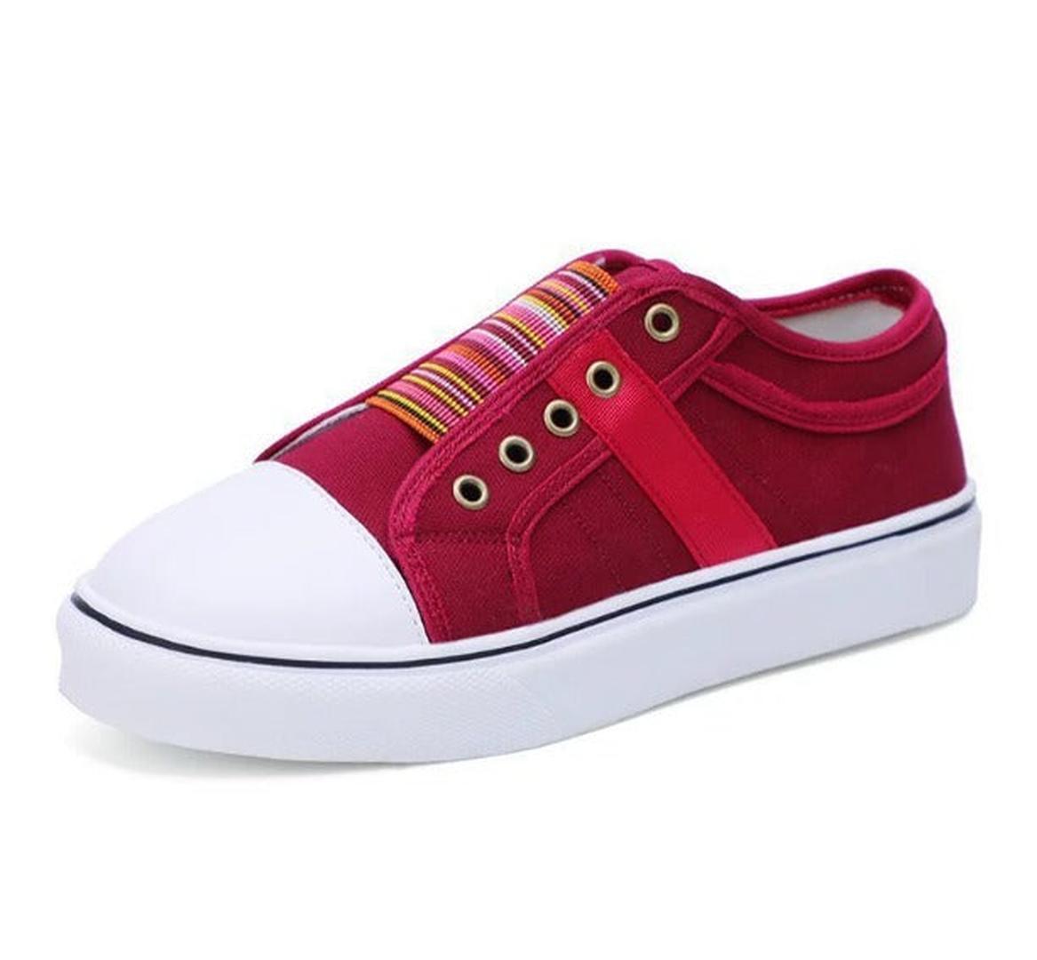 Keira | Women’s Slip-On Trainers with Striped Panel