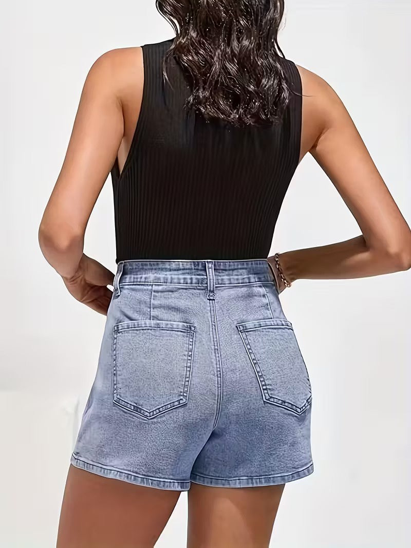 Women’s Asymmetric Wrap-Front Shorts