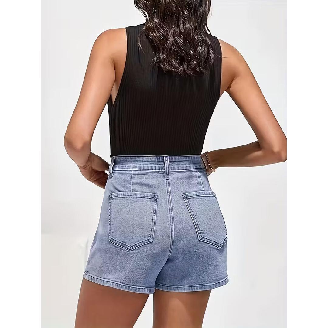 Women’s Asymmetric Wrap-Front Shorts