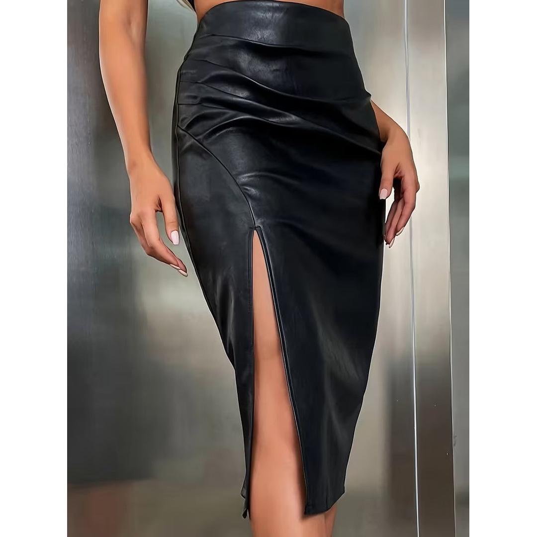 Women’s Midi Skirt With Side Slit