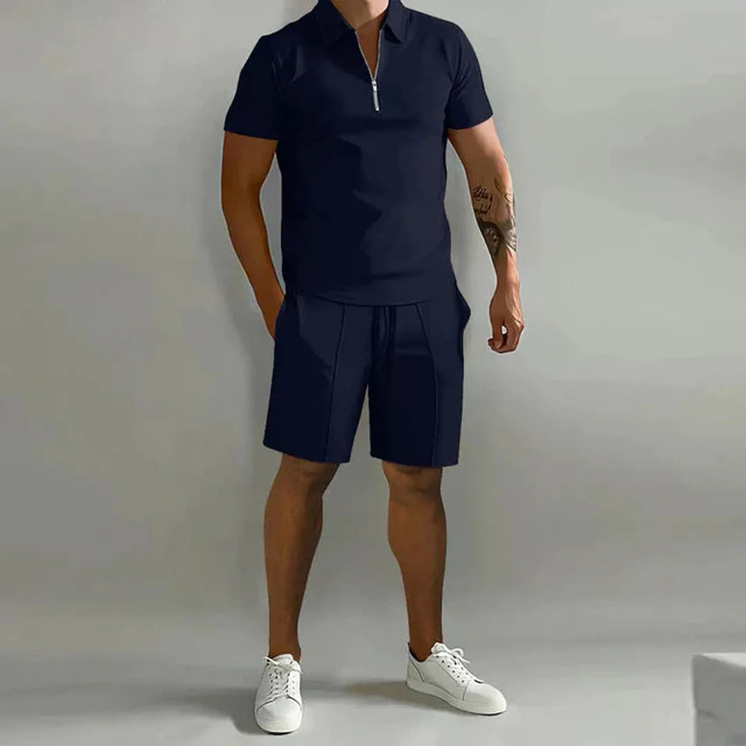 Nordelle | Men’s Two-Piece Polo Shirt and Shorts Set