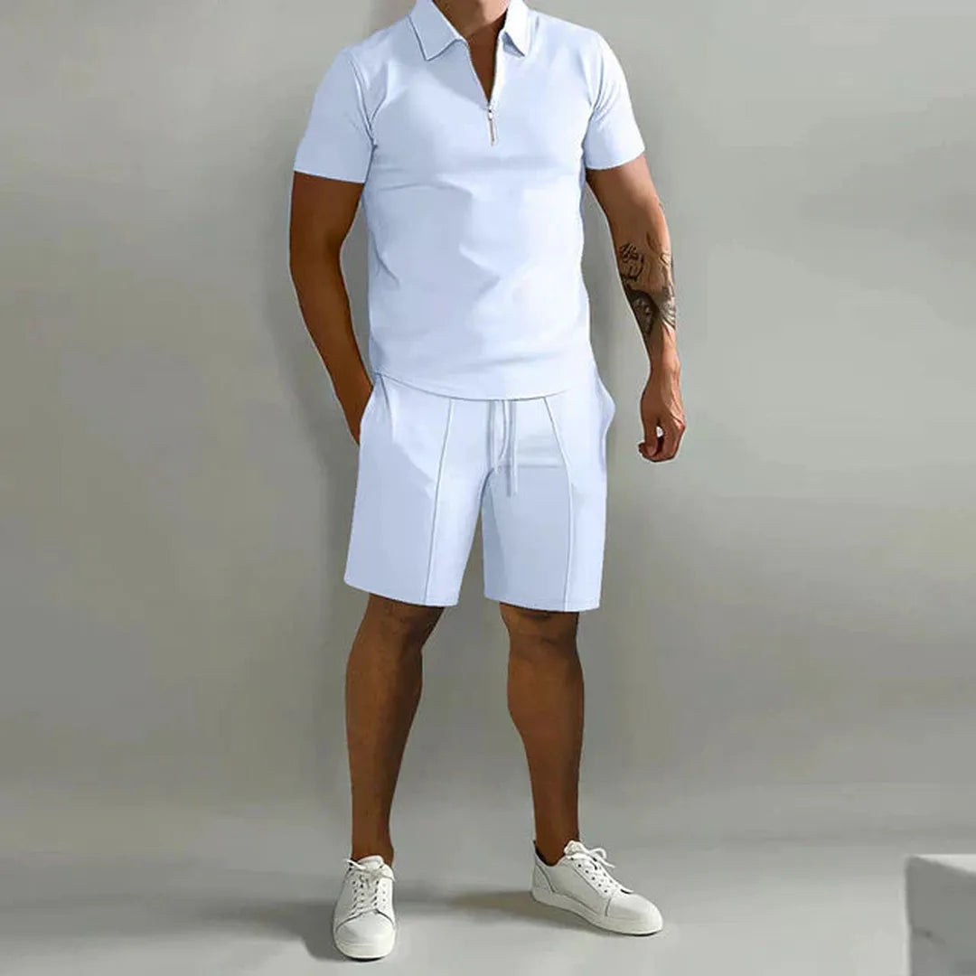 Nordelle | Men’s Two-Piece Polo Shirt and Shorts Set