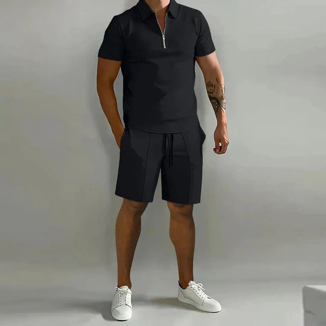 Nordelle | Men’s Two-Piece Polo Shirt and Shorts Set