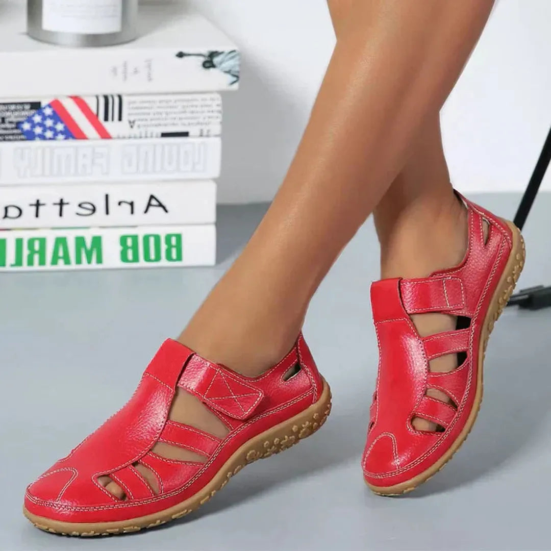 Clara | Women’s Slip-On Walking Shoes with Cut-Out Panels
