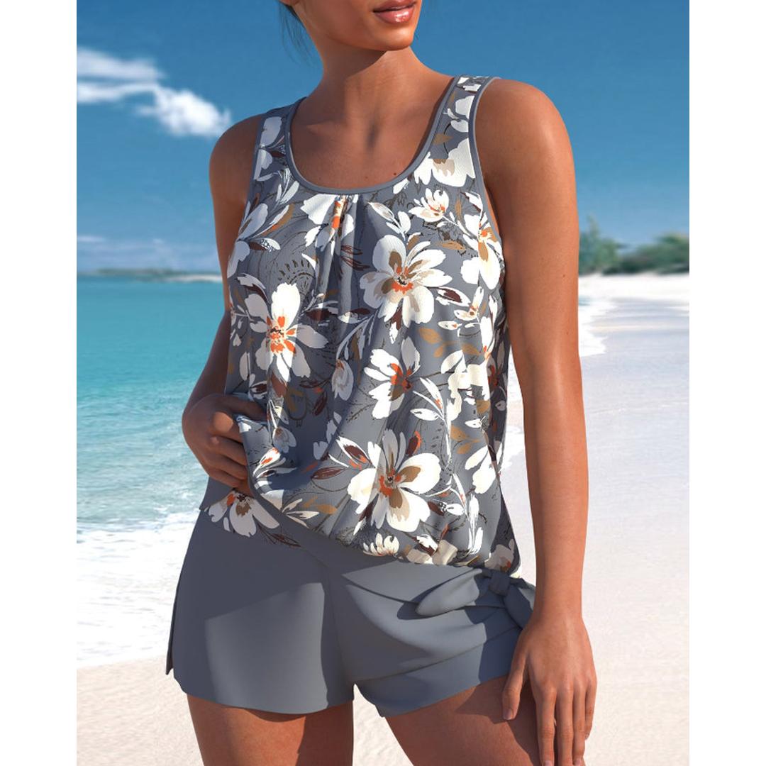 Lillian | Women’s Floral Tankini Set