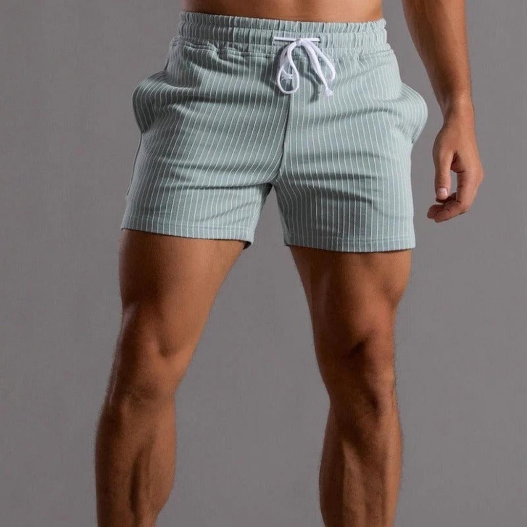 Dylan | Men’s Striped Drawstring Swim Shorts