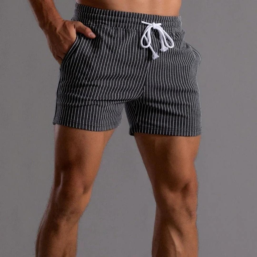 Dylan | Men’s Striped Drawstring Swim Shorts