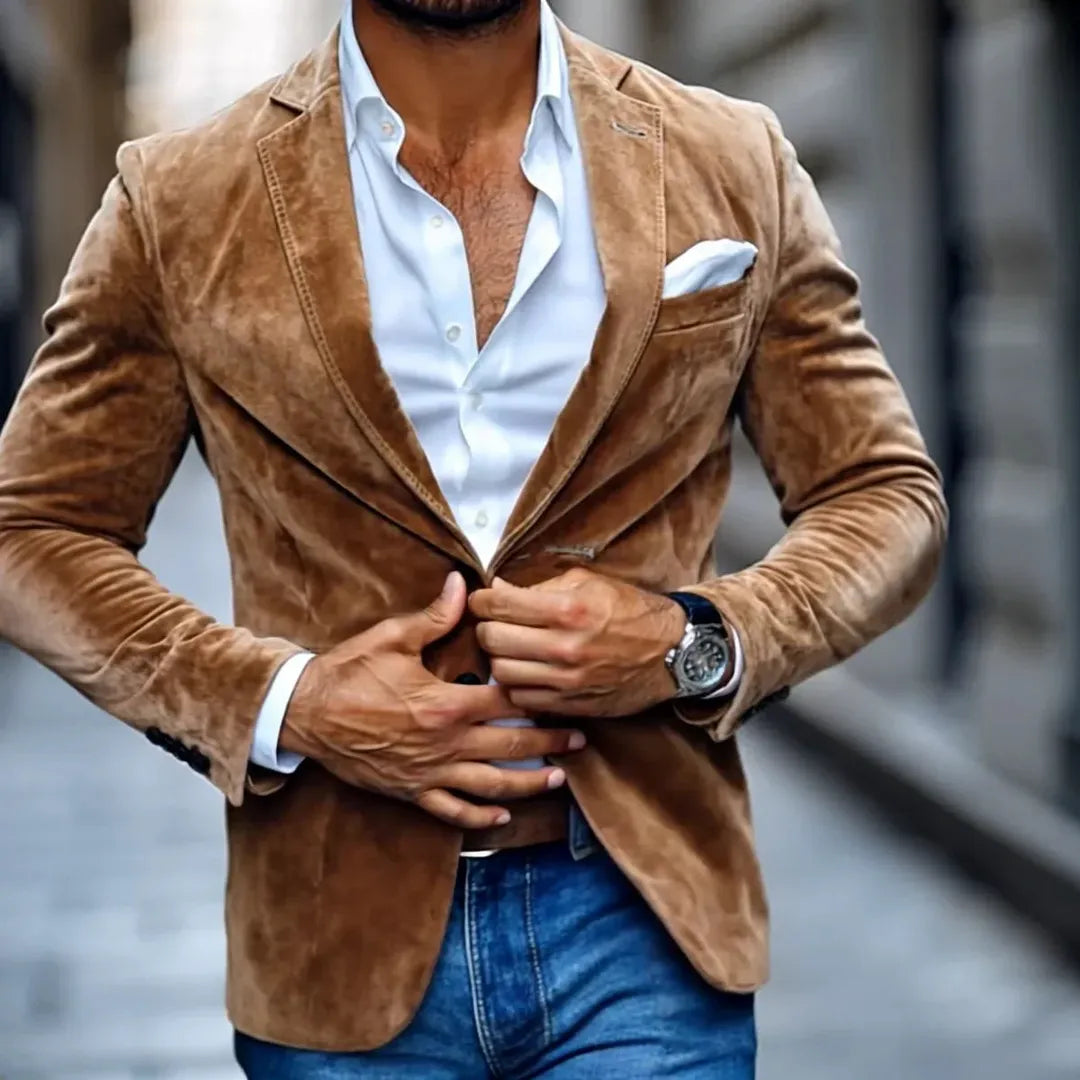 Oliver | Men’s Plain Two-Button Tailored Blazer