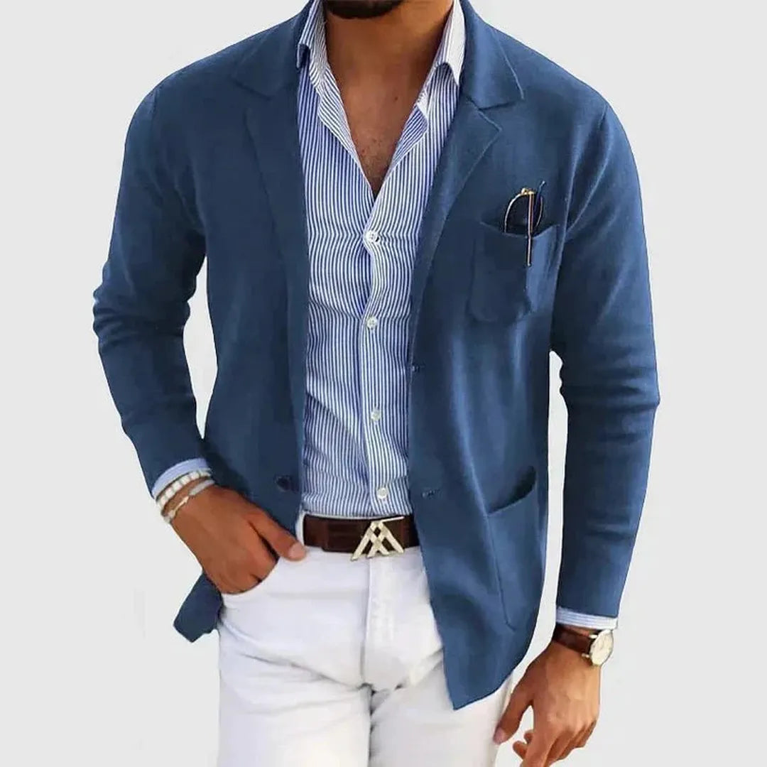 Lorenzo | Men’s Casual Knit Blazer with Tailored Fit