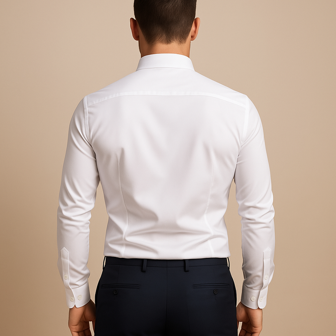 Nathan | Men’s Button-Up Shirt with Contrast Trim