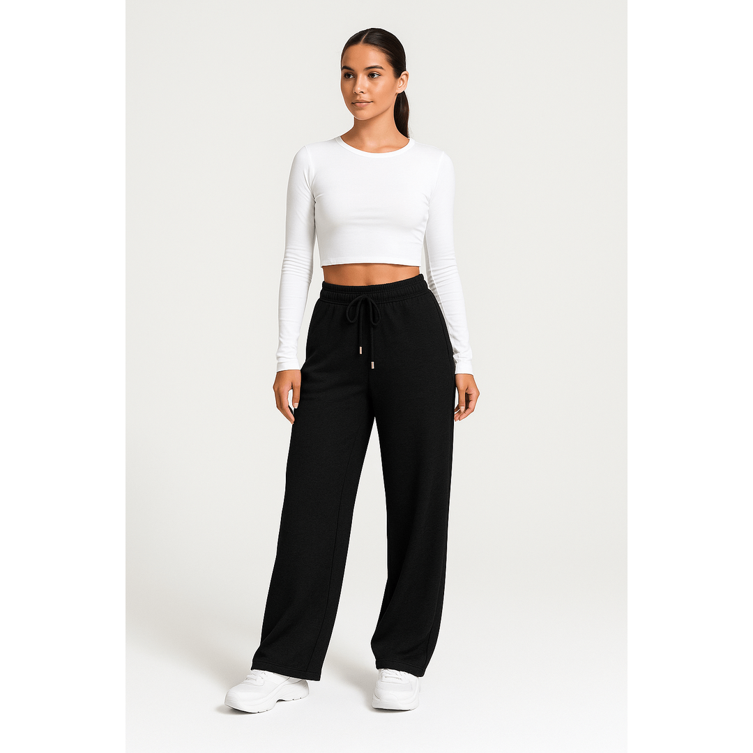 Lily | Women’s Wide-Leg Joggers with Drawstring Waist