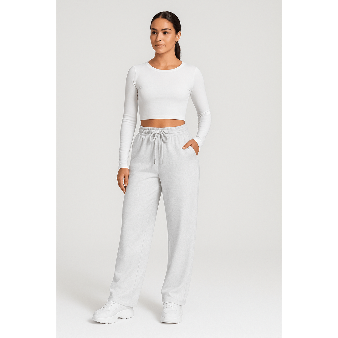 Lily | Women’s Wide-Leg Joggers with Drawstring Waist