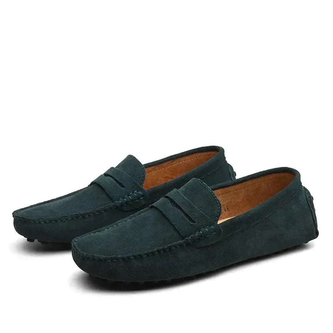 Marvello | Men’s Classic Suede Loafers with Slip-On Design
