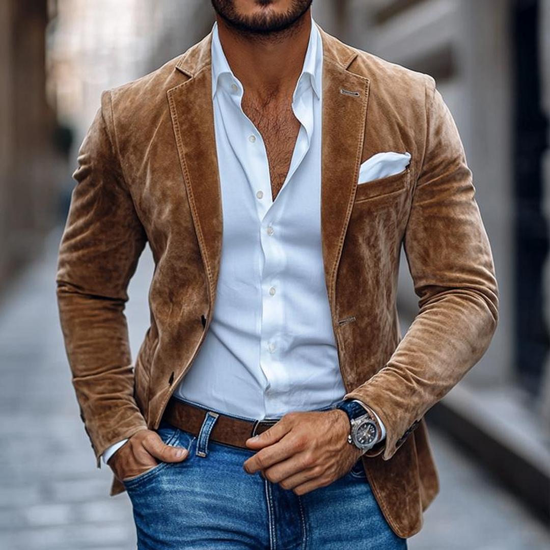 Oliver | Men’s Plain Two-Button Tailored Blazer