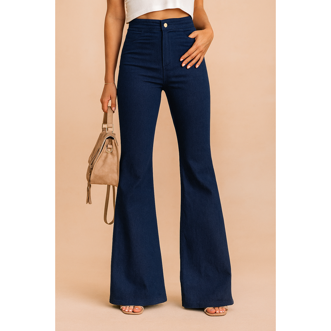 Isabella | Women’s High Waist Flared Trousers