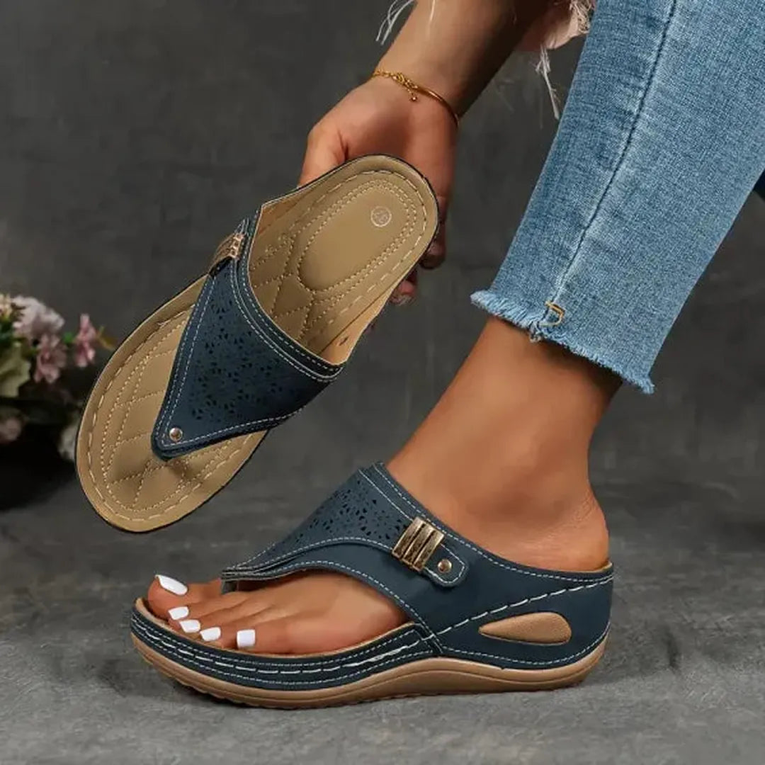 Emma | Women’s Open-Toe Wedge Sandals with Cushioned Sole