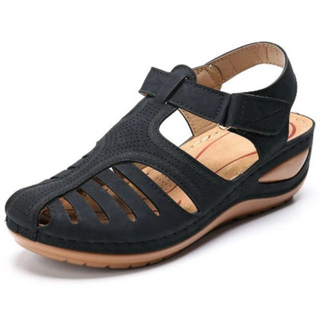 Faith | Women’s Closed-Toe Sandals with Cut-Out Design