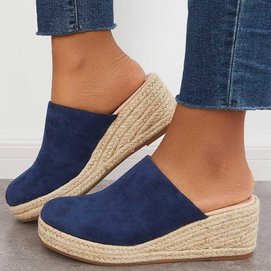 Elena | Women’s Wedge Heel Mules