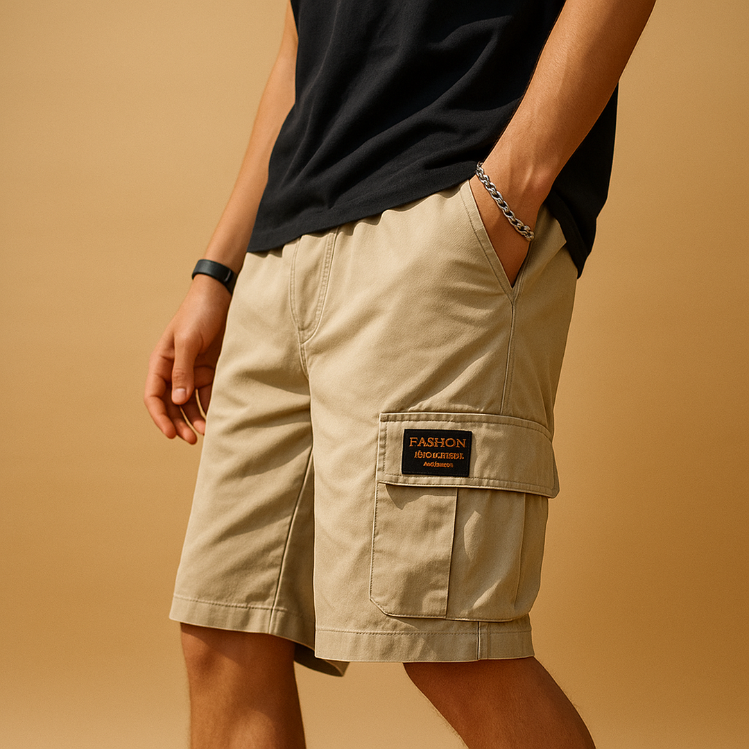 Logan | Men’s Cargo Shorts with Flap Pocket