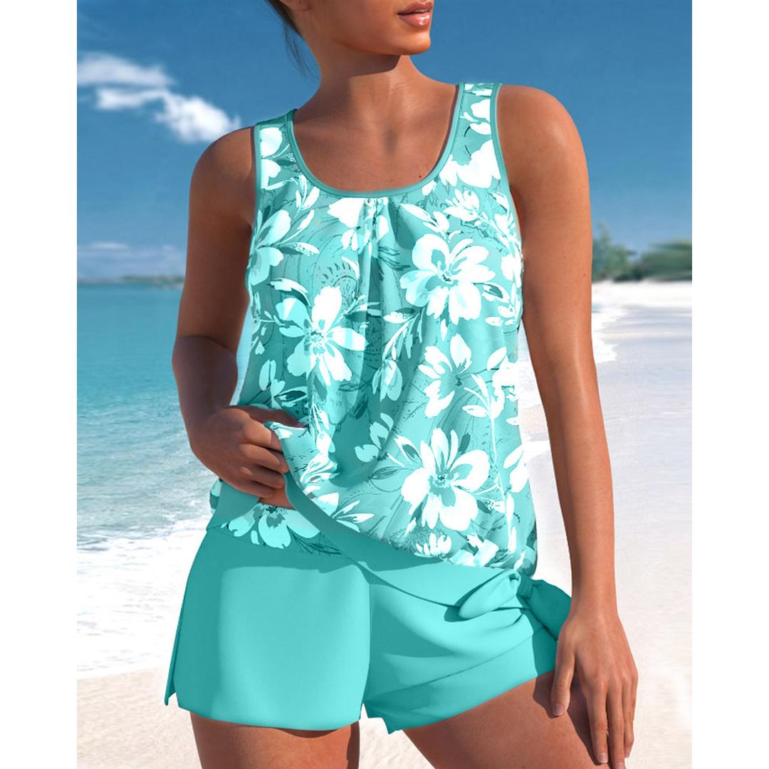 Lillian | Women’s Floral Tankini Set