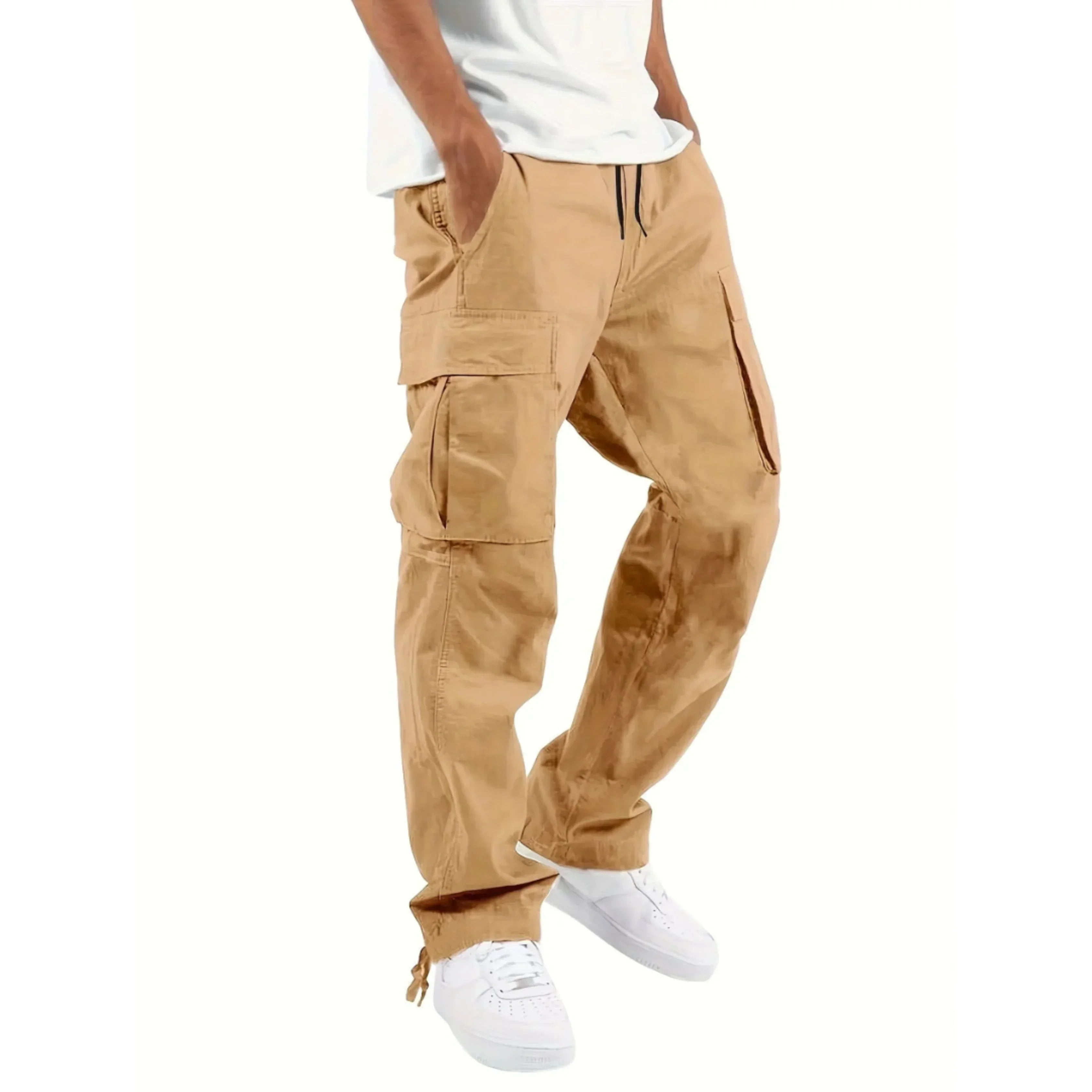 Mason | Men’s Wide Leg Straight Cargo Trousers