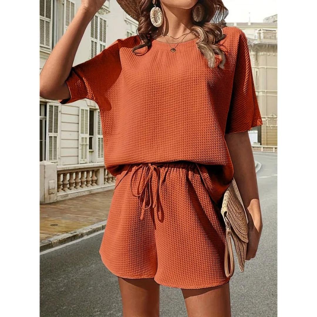 Aria | Women’s Two-Piece Set with Loose Top and Drawstring Shorts