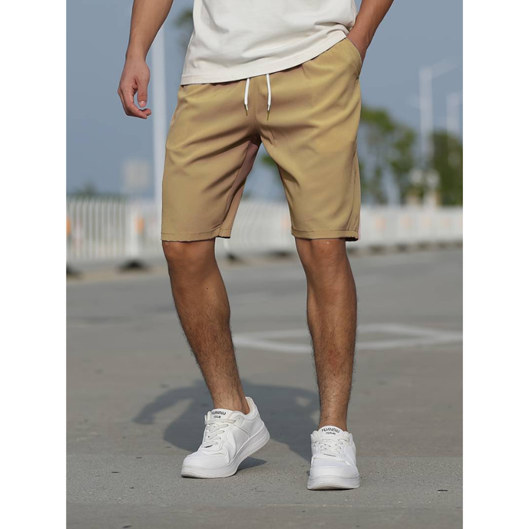 Ethan | Men’s Drawstring Waist Shorts with Low Rise