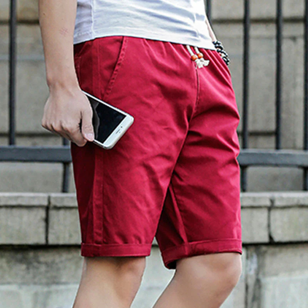 Ethan | Men’s Drawstring Waist Shorts with Low Rise