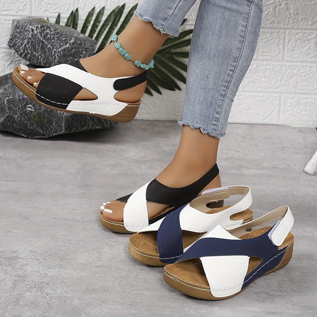 Emily | Women’s Adjustable Strap Flat Sandals