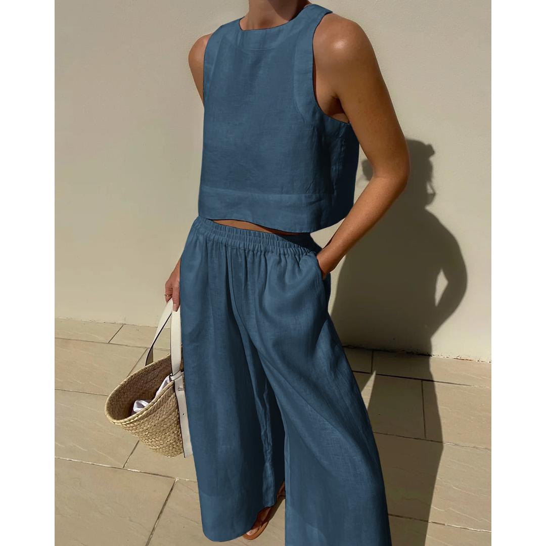 Chloe | Women’s Two-Piece Set with Top and Trousers