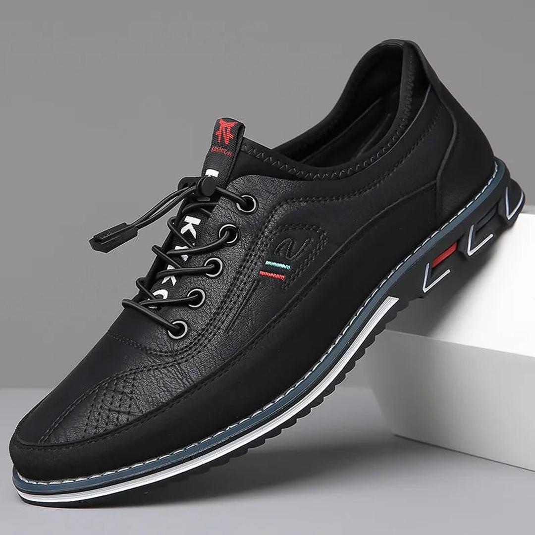 George | Men’s Lace-Up Oxford Shoes with Contrast Panels