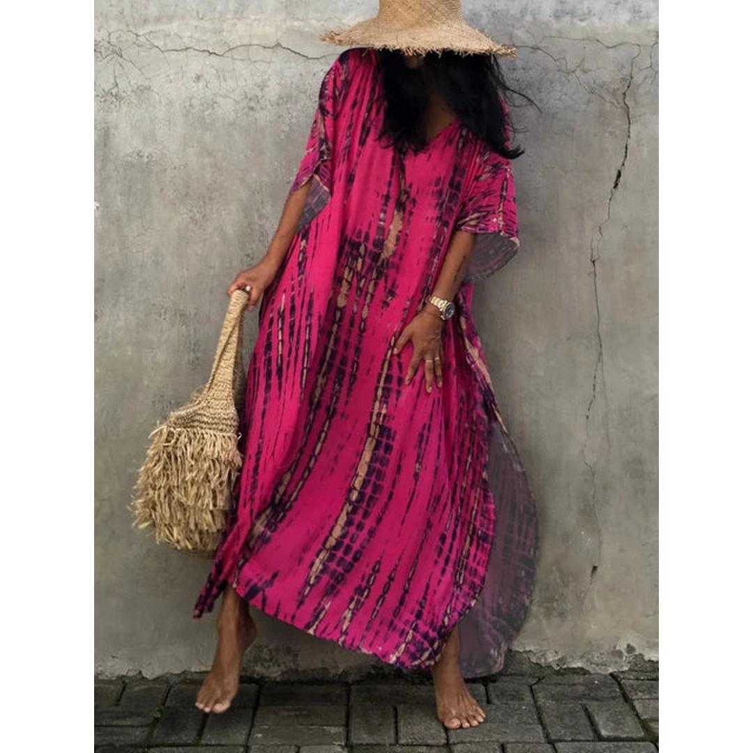 Naomi | Women’s Long Caftan Maxi Dress with Bohemian Style