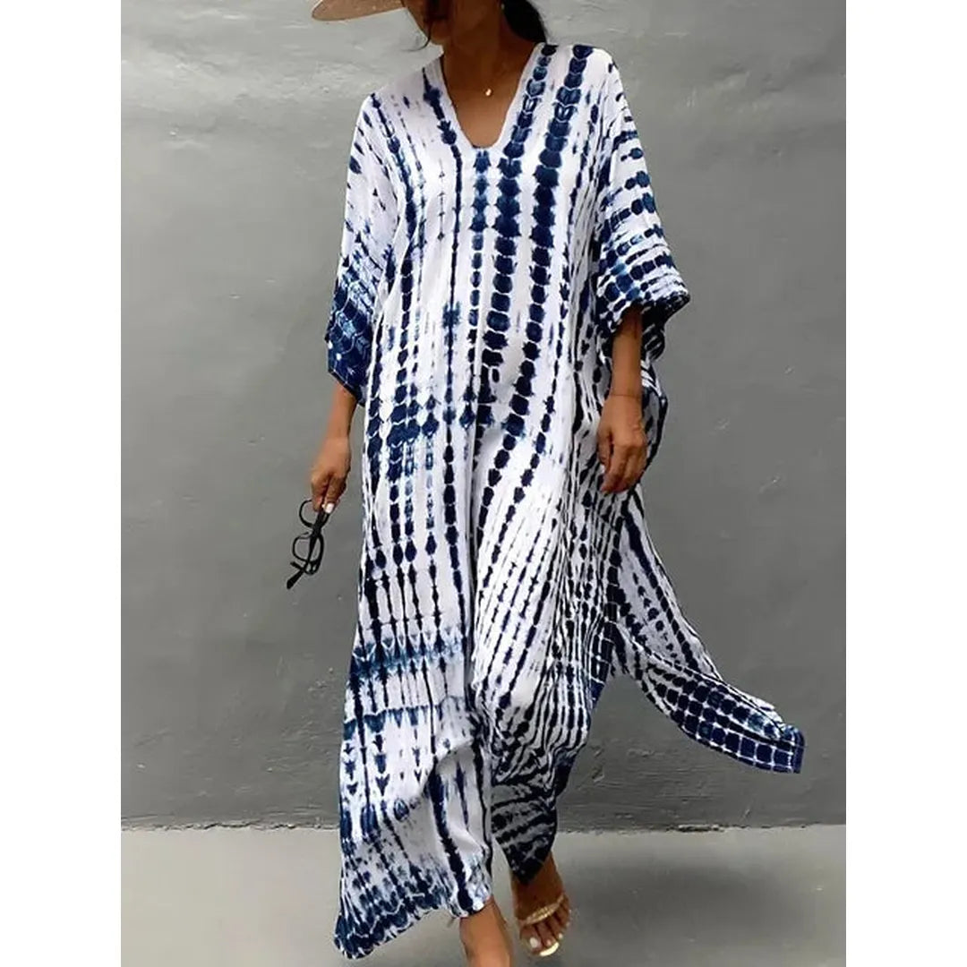 Naomi | Women’s Long Caftan Maxi Dress with Bohemian Style