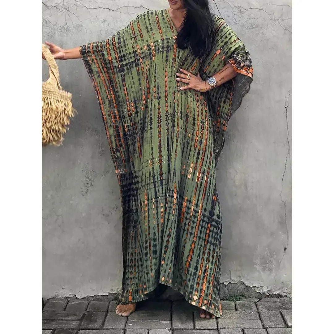 Naomi | Women’s Long Caftan Maxi Dress with Bohemian Style
