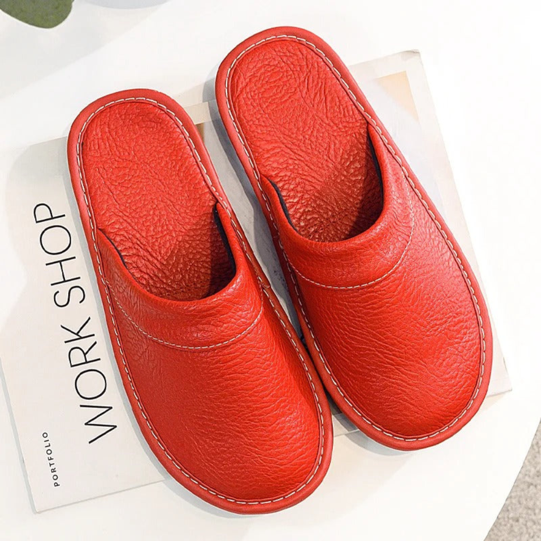 Torvello | Men’s Slip-On Slippers with Closed Toe Design