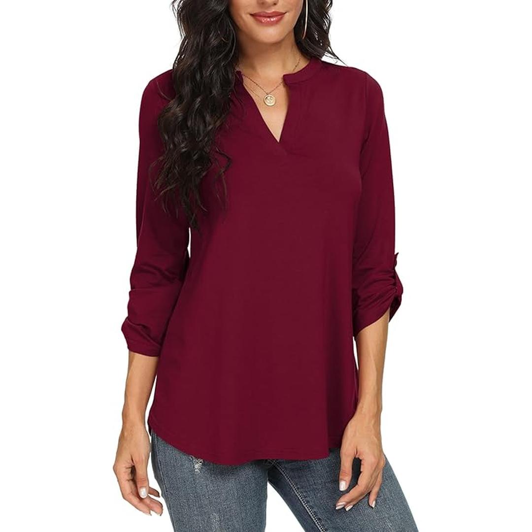 Isabella | Women’s Long Sleeve Blouse with Relaxed Fit