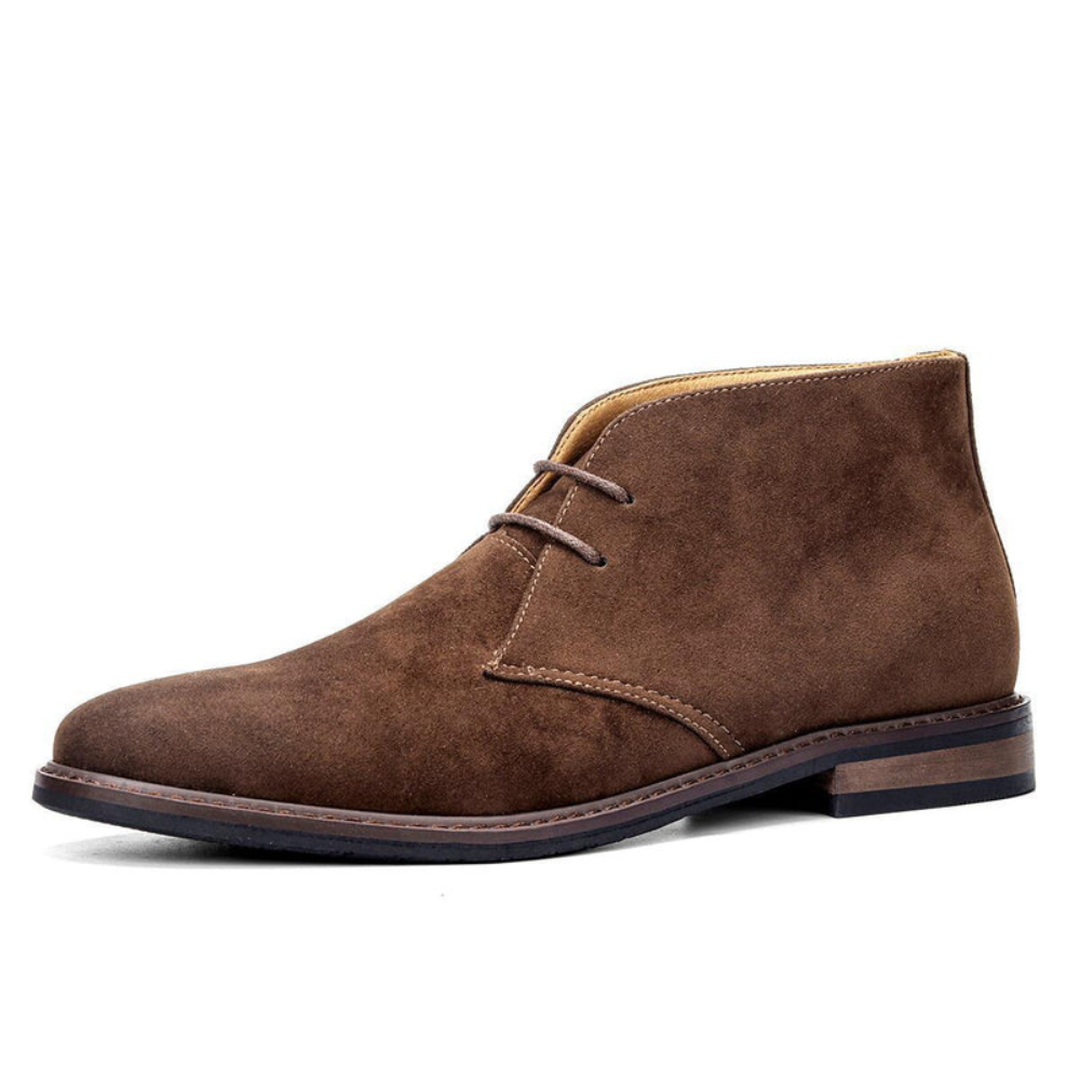 Arthur | Men’s Leather Chukka Boots with Lace-Up Closure