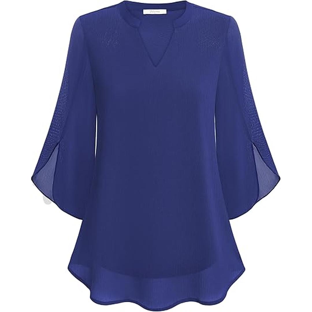 Isabella | Women’s Long Sleeve Blouse with Relaxed Fit