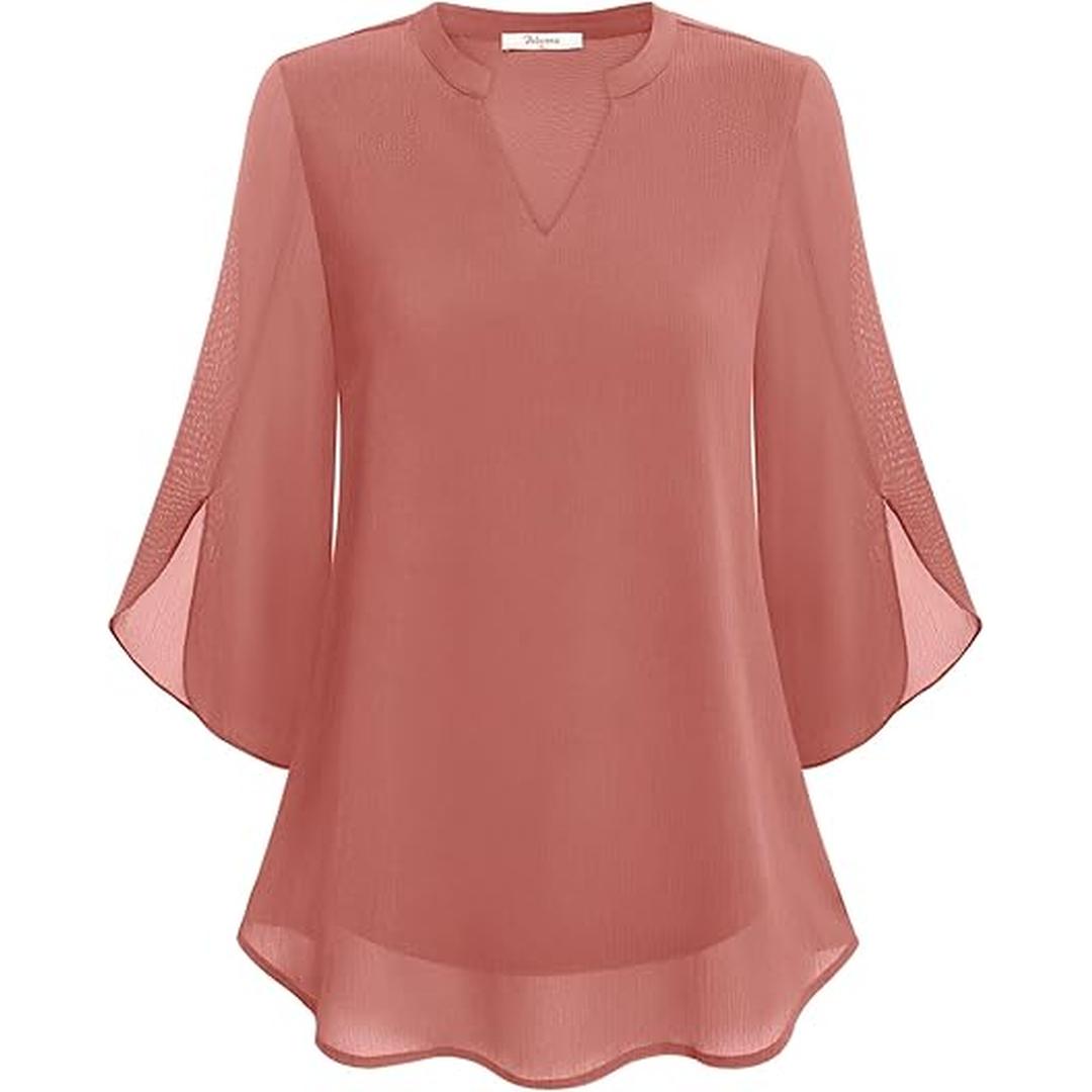 Isabella | Women’s Long Sleeve Blouse with Relaxed Fit