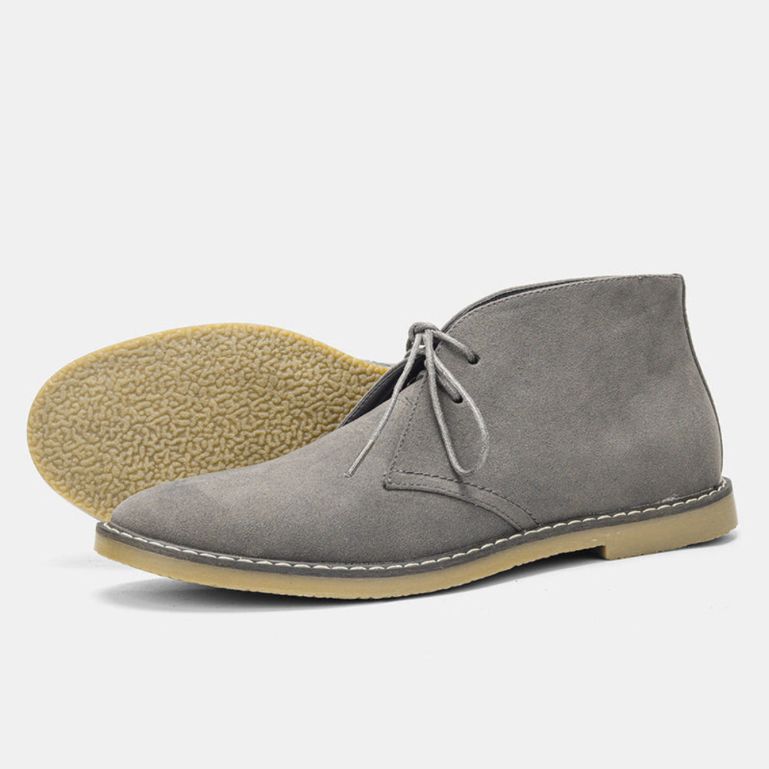 Arthur | Men’s Leather Chukka Boots with Lace-Up Closure