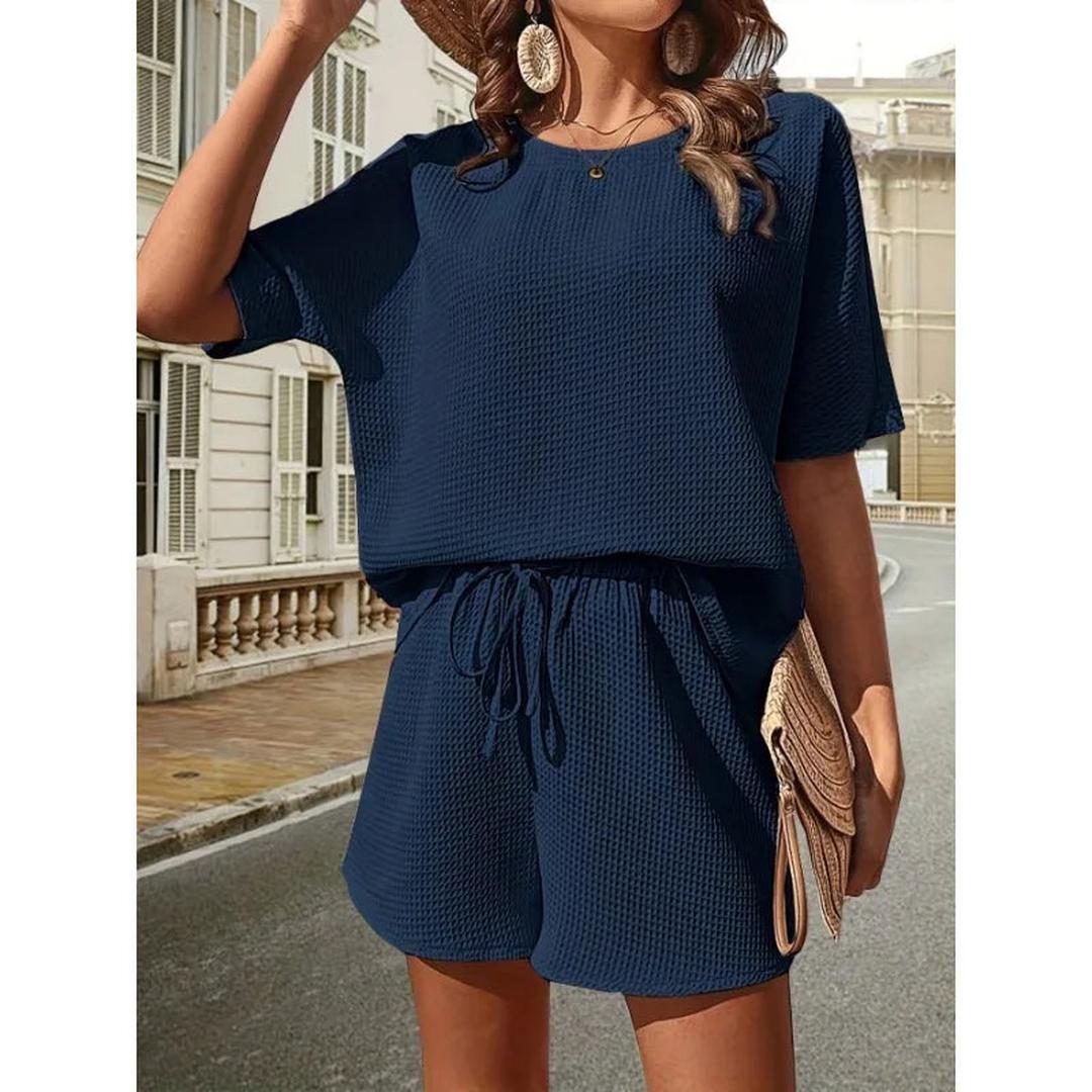 Aria | Women’s Two-Piece Set with Loose Top and Drawstring Shorts