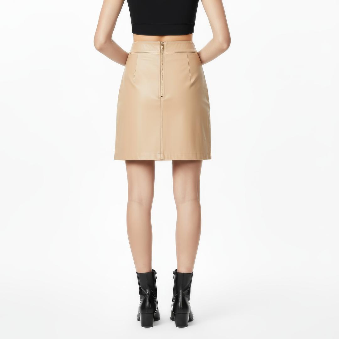 Ava | Women’s High-Rise A-Line Mini Skirt with Sculpted Fit