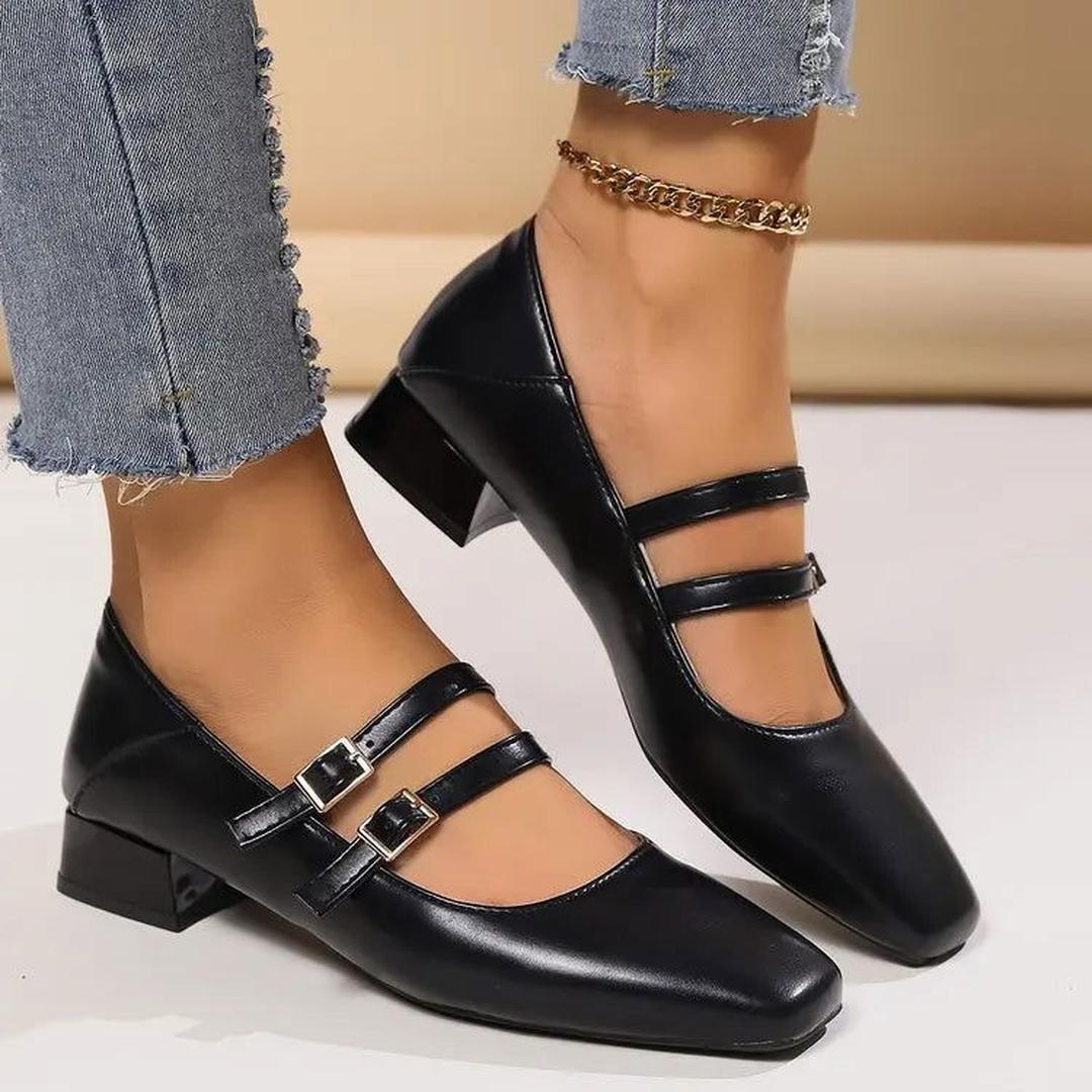 Isabelle | Women’s Double Strap Ballerina Shoes