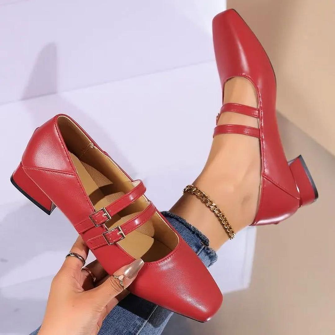 Isabelle | Women’s Double Strap Ballerina Shoes