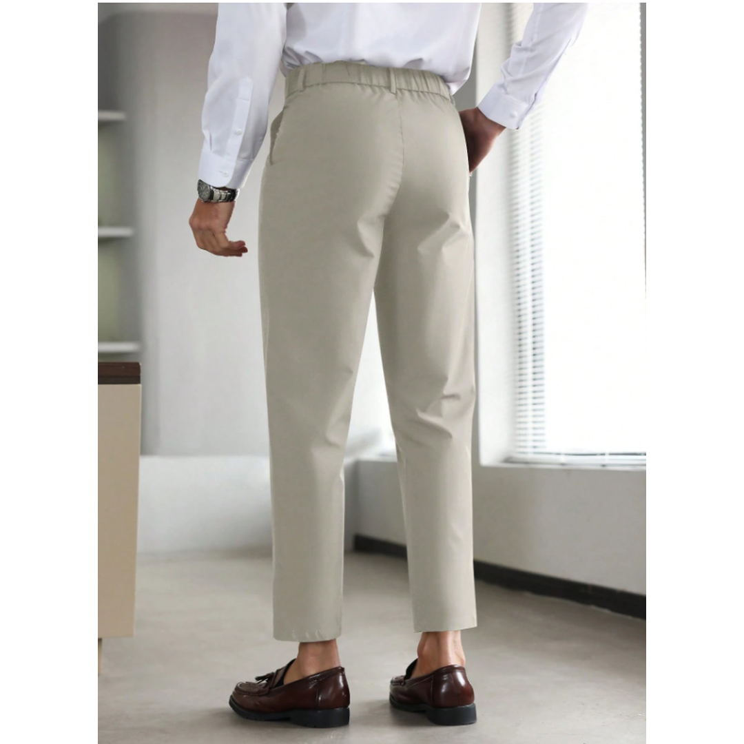 Oliver | Men’s Slim Fit Business Trousers with Side Pockets