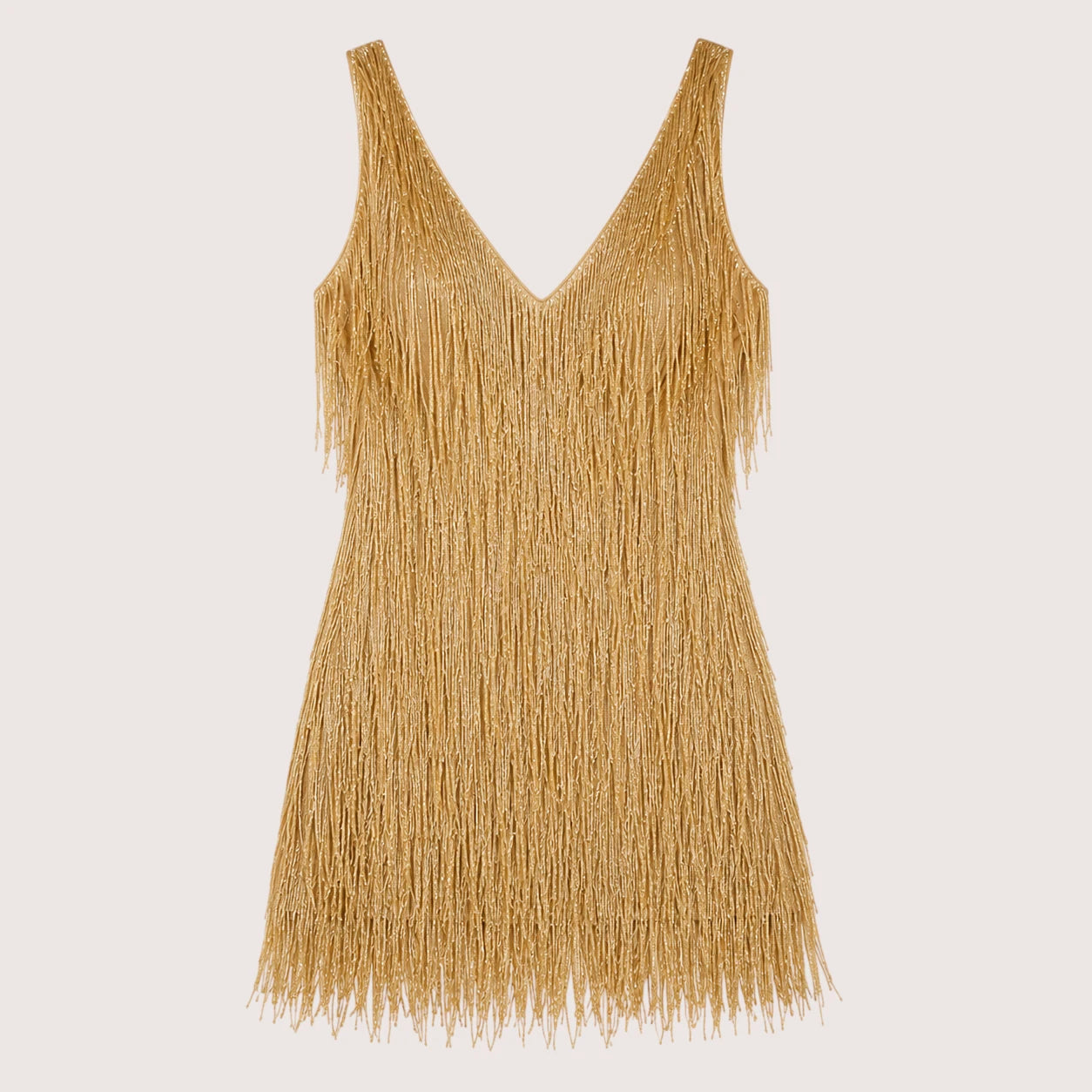Sienna | Women’s V-Neck Fringe Mini Party Dress
