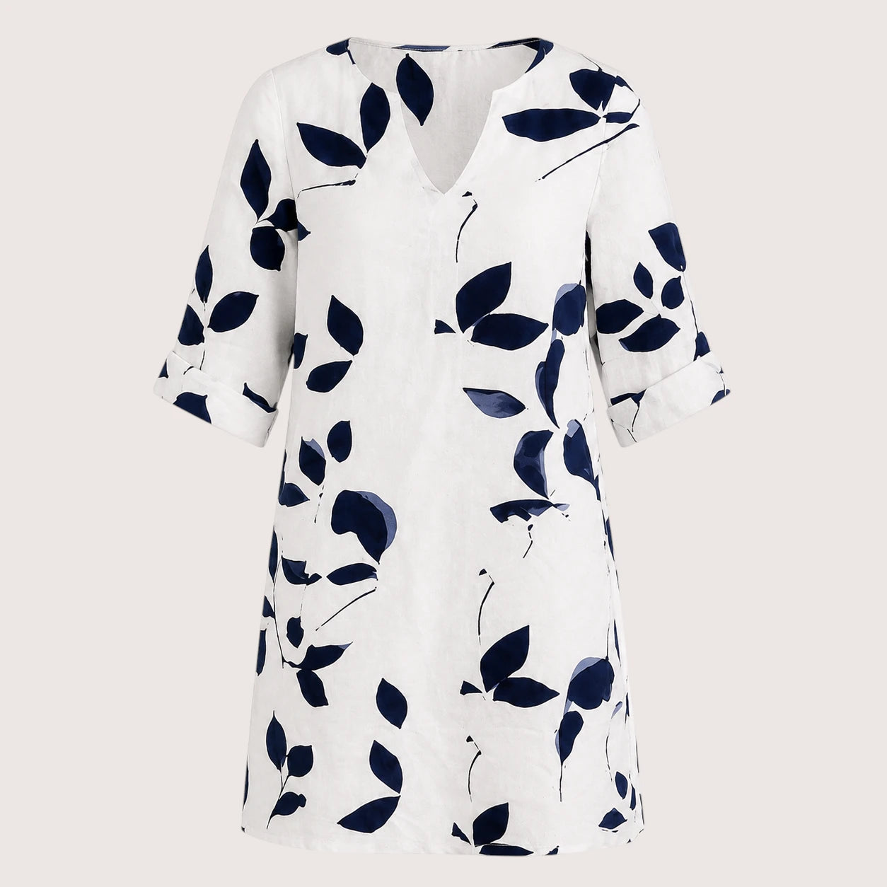 Hazel | Women’s Vintage Mini Dress with V-Neck
